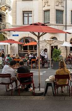 Rheingasse vor dem Consum